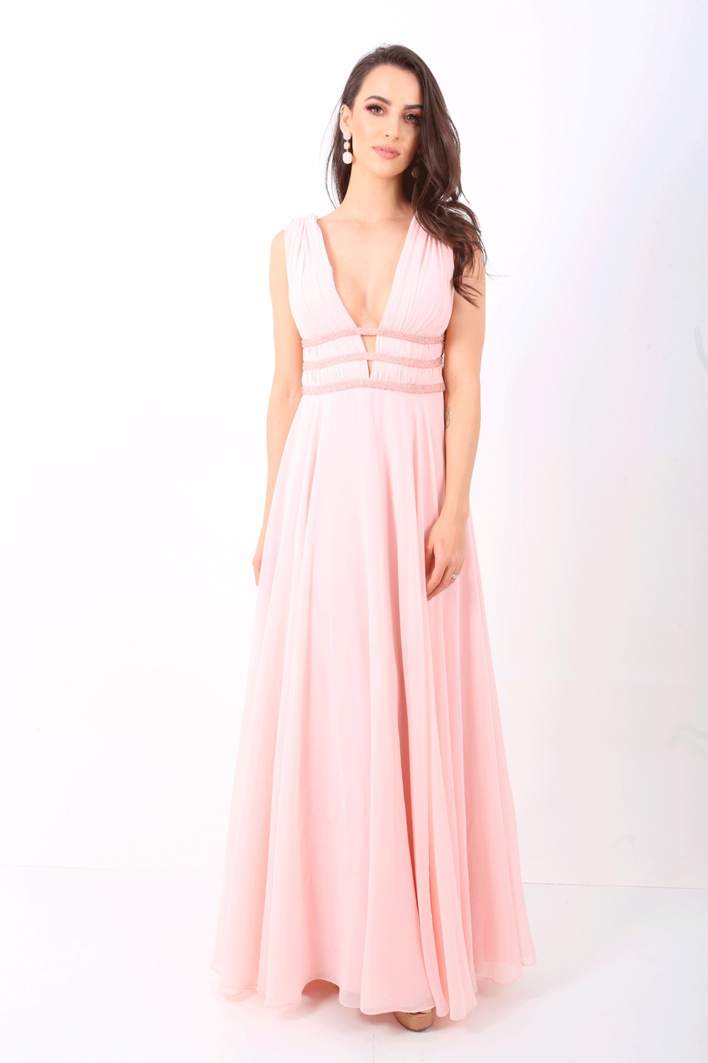 Vestido Elizabeth Marques - Rosa Romântico