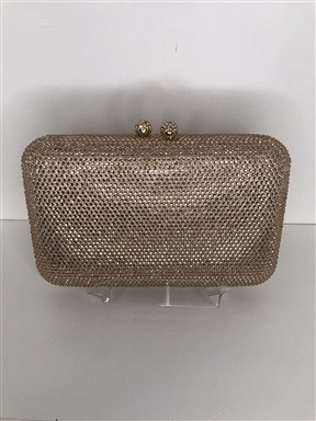 Clutch Empório Brilho Rosê