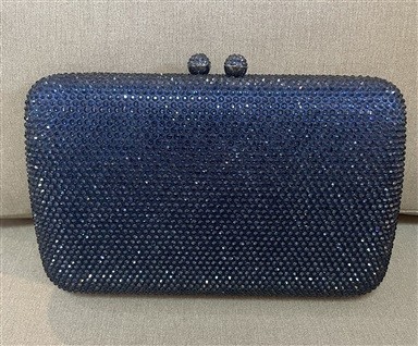 Clutch Brilho Marinho