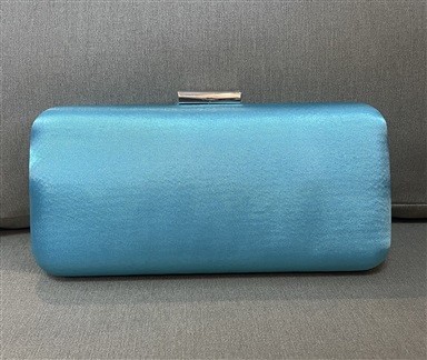 Clutch Cetim Azul Claro