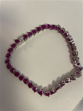 Pulseira Strass Pink