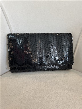 Clutch Preta de Paetê