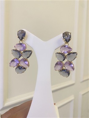 Brinco Roxo & Lavanda