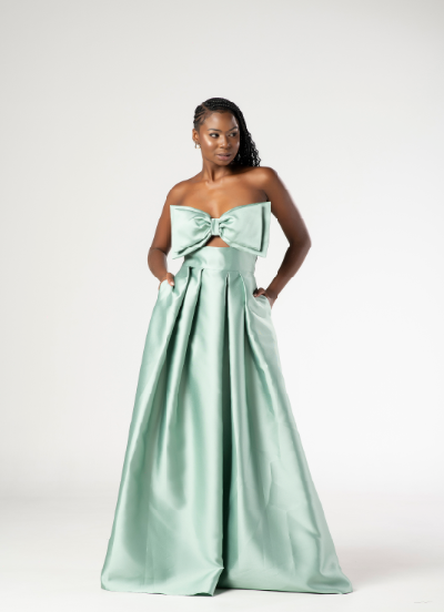 Vestido Laço Verde Menta