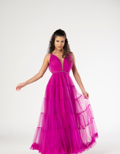 Vestido Fúcsia Pink de Tule