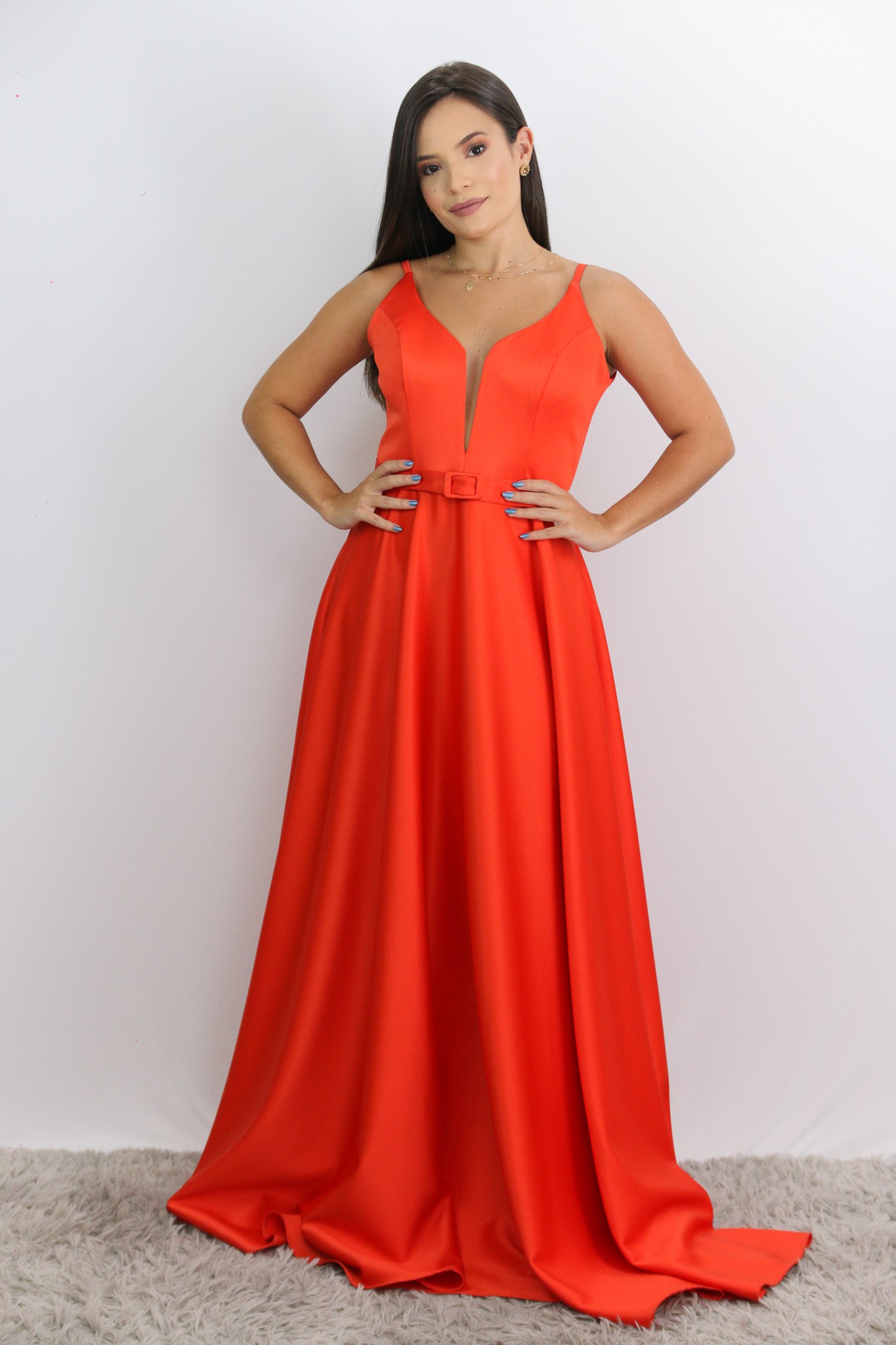 Vestido Laura Coral