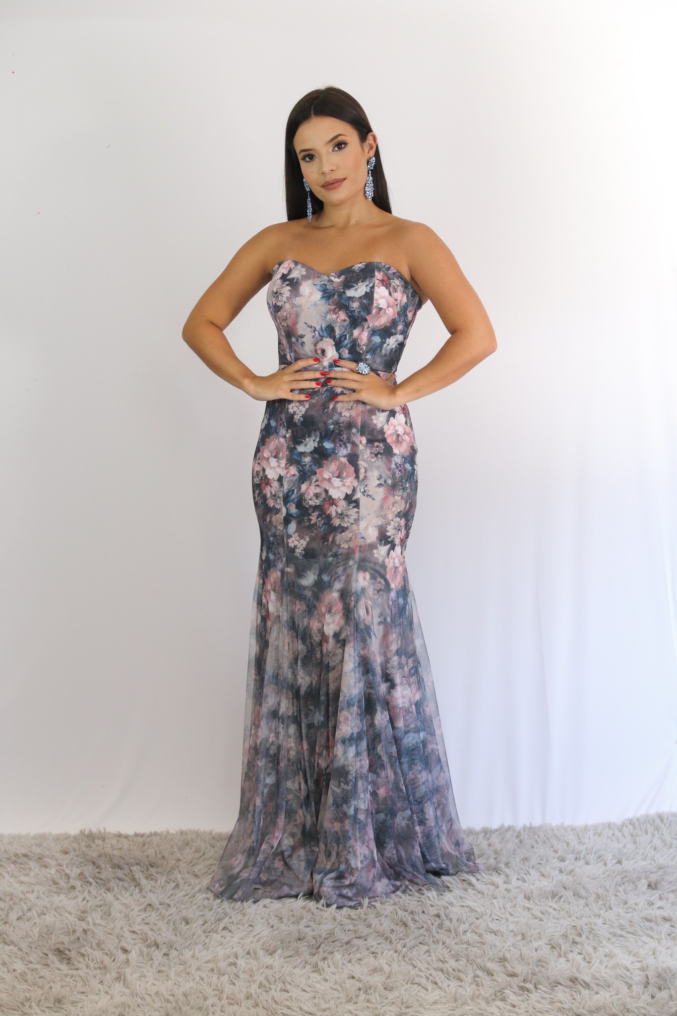 Vestido Estampado Floral Tomara - Que - Caia