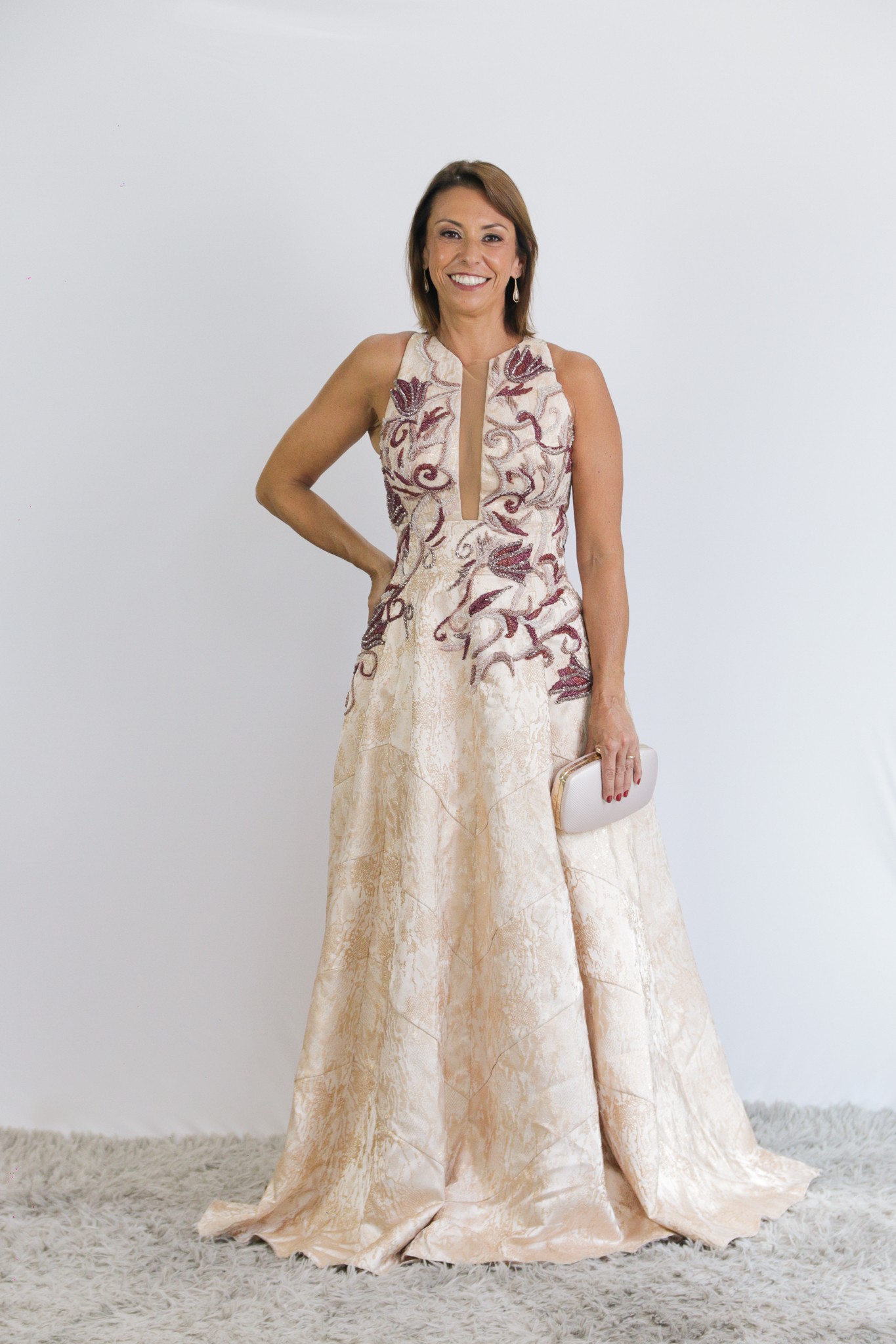 Nude Princesa Bordado - M.Rodarte