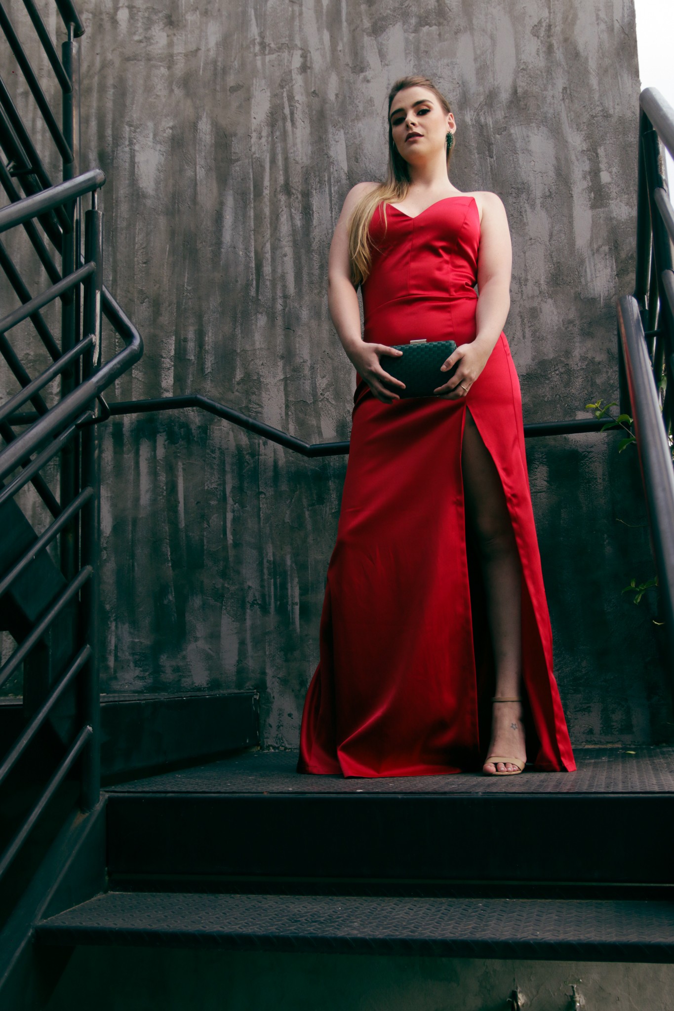 Vestido Vermelho Tomara - Que - Caia Fenda