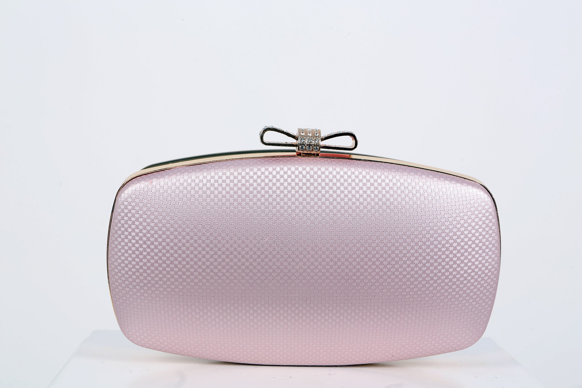 Clutch Rosa Tecido