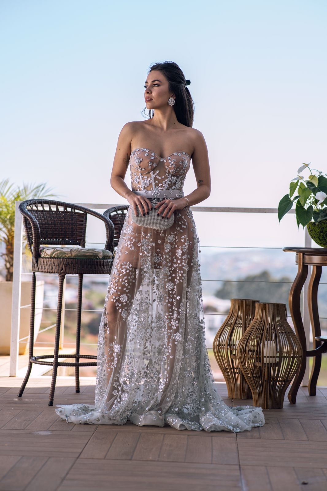 Fabulous Agilitá - Tule Bordado em Prata