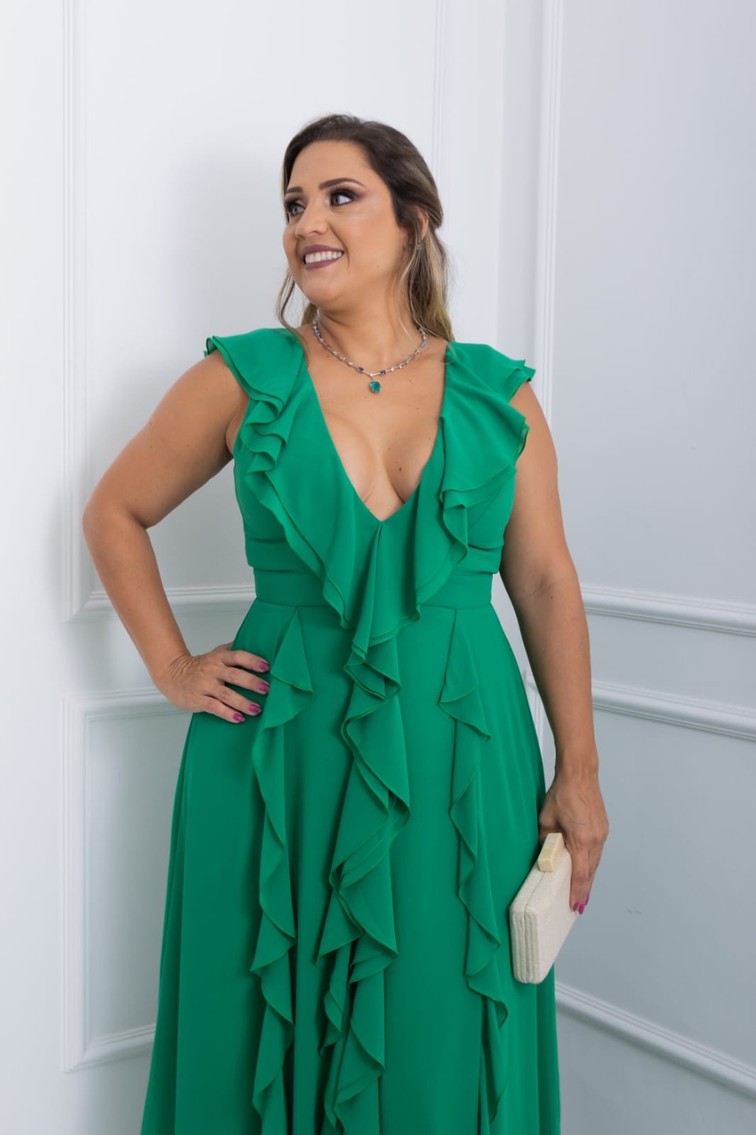 VERDE COM BABADOS