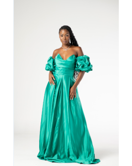 Vestido Verde Bandeira Tomara - Que - Caia