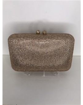 Clutch Empório Brilho Rosê