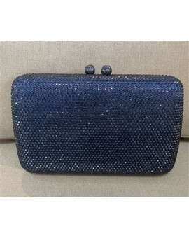 Clutch Brilho Marinho