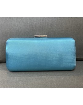 Clutch Cetim Azul Claro