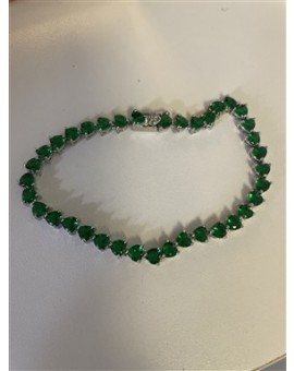 Pulseira Strass Verde