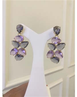 Brinco Roxo & Lavanda