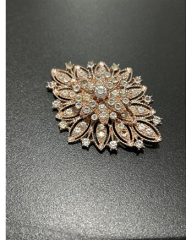Broche Rose Gold com Strass
