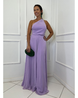 Vestido Lavanda Um Ombro Só