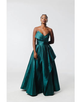 Vestido Verde Esmeralda TQC