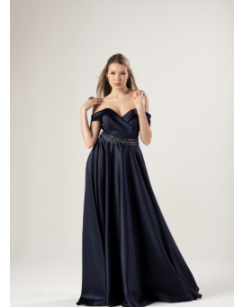 Vestido Azul Marinho Princesa