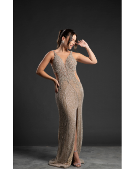 Vestido Prata Helena