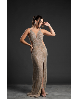 Vestido Prata Helena