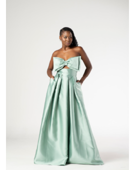 Vestido Laço Verde Menta