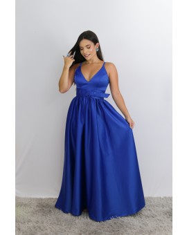 Vestido Laura Azul Royal