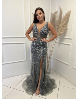 Vestido Blessed Chumbo