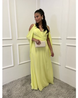 Vestido Verde Lima Fluido