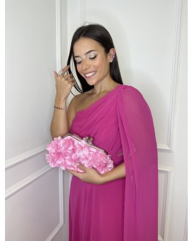 Clutch Flores Rosa