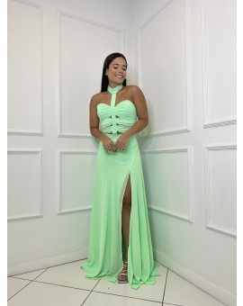 Vestido Verde Neon Tomara - Que - Caia Gola Alta
