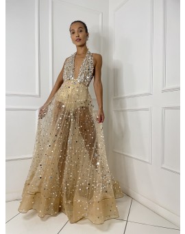 Vestido Fabulous Agilitá Tule Bordado 