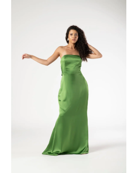 Vestido Verde Menta Fecho Metal Costas TQC