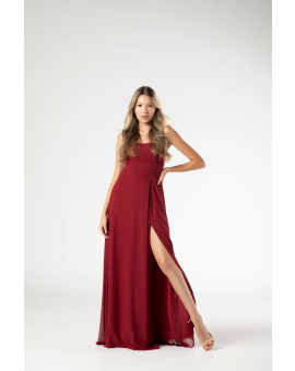 Vestido Marsala Alcinha 