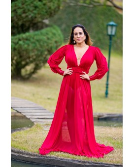 Vestido Grace - Marsala