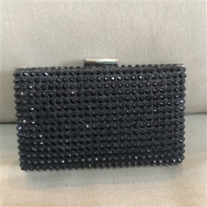 Clutch Preta com Brilho
