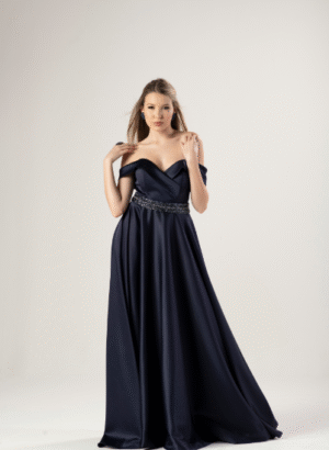 Vestido Azul Marinho Princesa