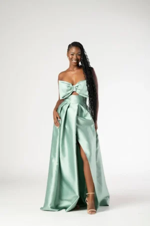 Vestido Laço Verde Menta