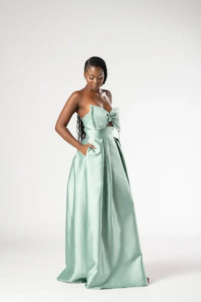 Vestido Laço Verde Menta - Imagem 2