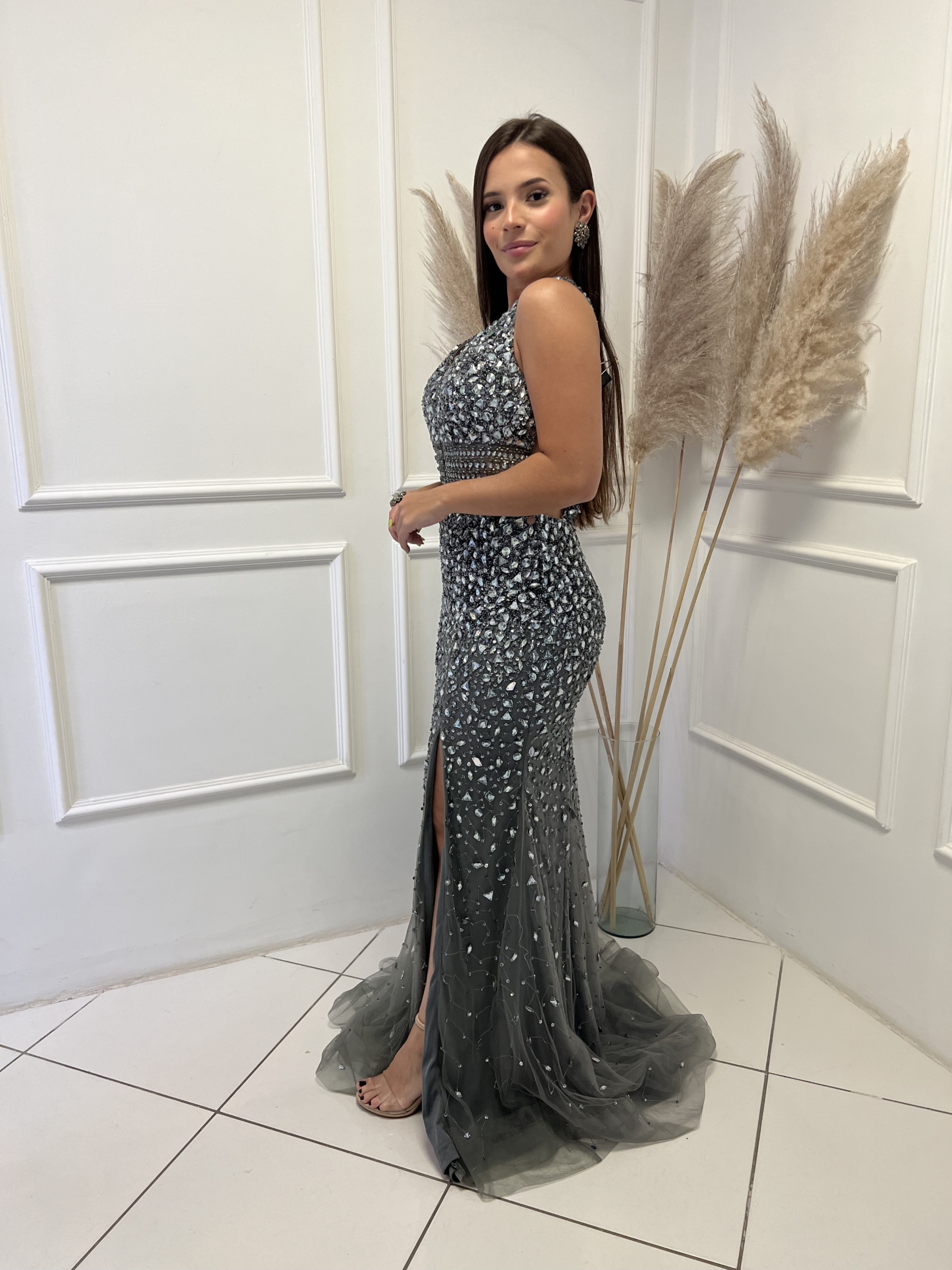 Vestido Blessed Chumbo - Imagem 2