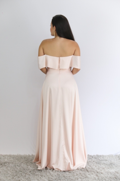 Vestido Rosê Ombro a Ombro - Imagem 3